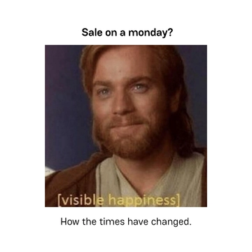 Free New Cyber Monday Meme Template to Edit Online