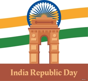 Republic Day Graphic Vector