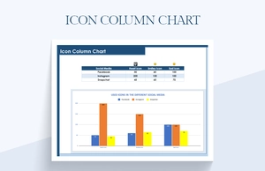 Icon Column Chart