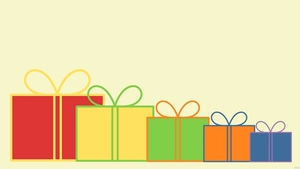 Boxing Day Plain Background
