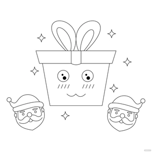 Cute Boxing Day Drawing