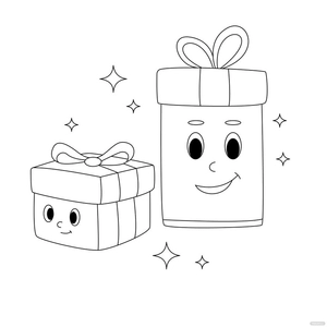 Boxing Day Cartoon Drawing