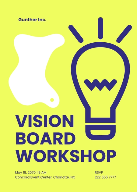 Creative Workshop Invitation Template
