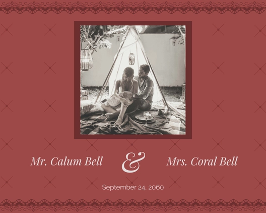 Vintage Wedding Album Template