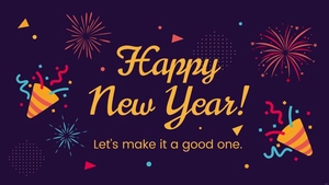 New Year's Day Wishes Background