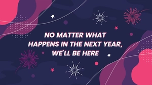 New Year's Day Greeting Card Background