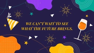 New Year's Day Flyer Background