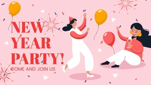 New Year's Day Invitation Background
