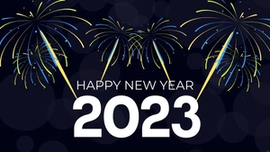 New Year's Day Banner Background