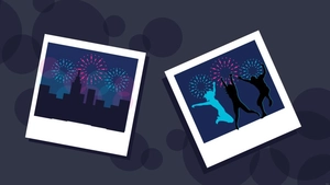 New Year's Day Picture Background