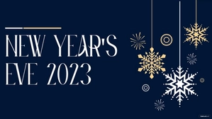 New Year's Eve Blue Background