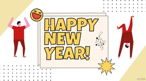 New Year's Eve Cartoon Background