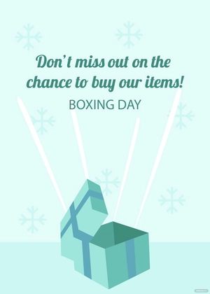 Boxing Day Message