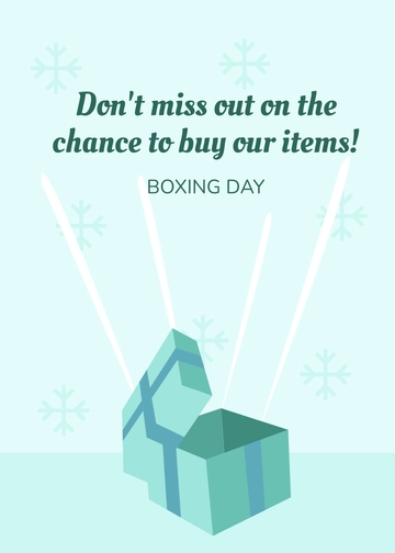 Free Boxing Day Message Template to Edit Online Free Boxing Day Message Template to Edit Online