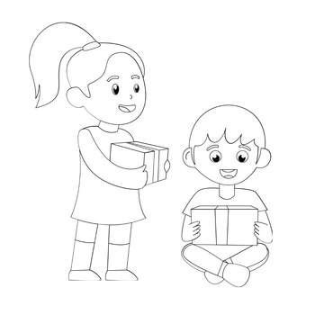 Free Kids Boxing Day Drawing Template to Edit Online Free Kids Boxing Day Drawing Template to Edit Online