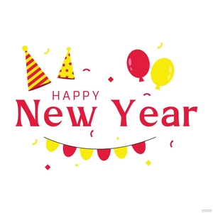 Transparent New Year's Eve Clipart