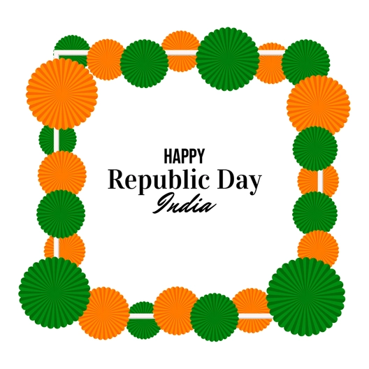 Republic Day Border Vector