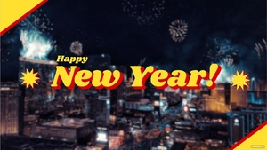 New Year's Eve Blur Background