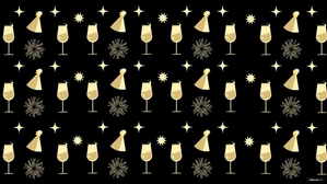 New Year's Eve Pattern Background