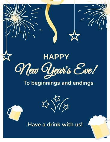 Happy New Year's Eve Flyer