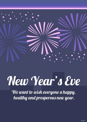 New Year's Eve Greeting Card