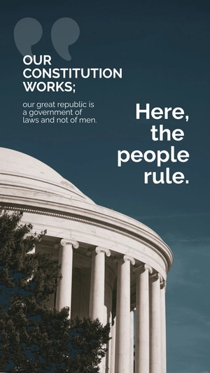 Our Constitution works; our great republic is a government of laws and not of men. Here, the people rule. - Gerald R. Ford