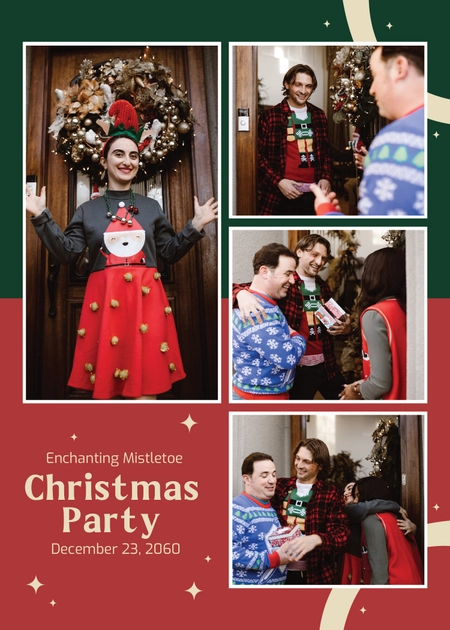 Christmas Photo Booth Template