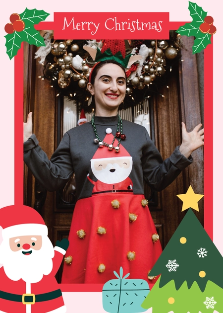 Merry Christmas Photo Template