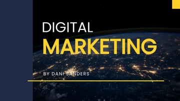 Free Digital Marketing Presentation Template to Edit Online