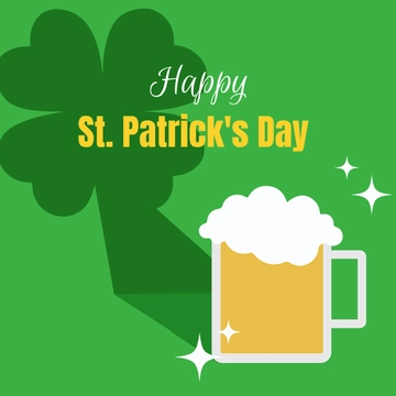 Free St. Patrick's Day Clipart Template to Edit Online