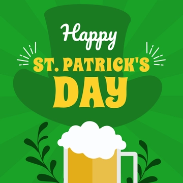Free St. Patrick's Day Clipart Template to Edit Online
