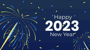 New Year's Day Gradient Background