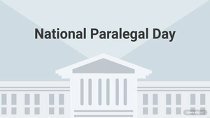 National Paralegal Day Banner Background