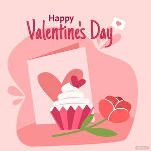 Valentine's Day Flat Design Vector