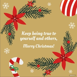 Christmas Eve Greeting Card Vector