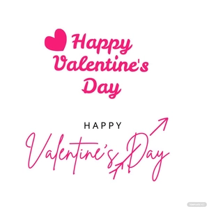 Valentine's Day Logo Vector