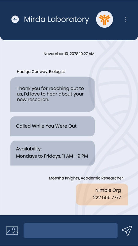 While You Were Out Phone Message Template