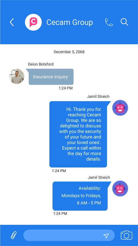 Automated Phone Message Template
