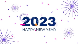 New Year's Day White Background