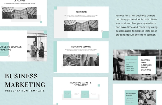 Business Marketing Presentation Template
