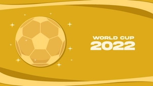 World Cup 2022 Gold Background