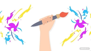 Happy International Artist’s Day Background