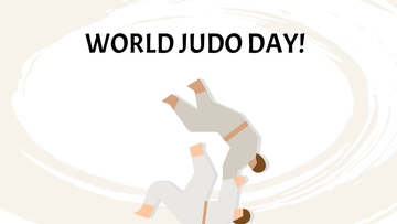 Free High Resolution World Judo Day Background Template to Edit Online