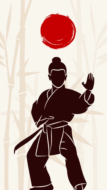 Free World Judo Day iPhone Background Template to Edit Online