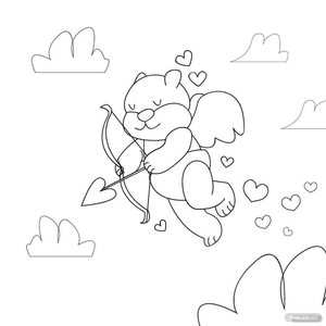 Valentine's Day Drawing Vector