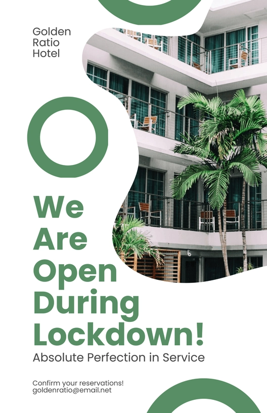 We Are Open During Lockdown Poster We Are Open During Lockdown Poster