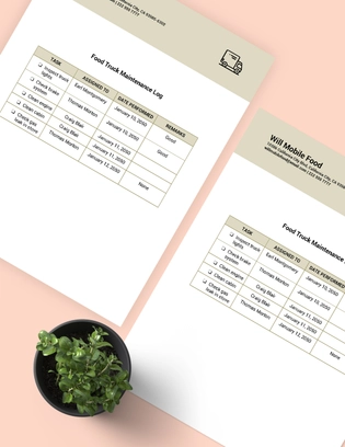 Truck Maintenance Log