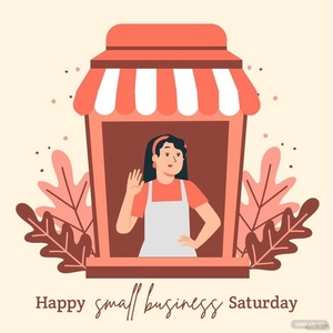 Happy Small Business Saturday Vector
