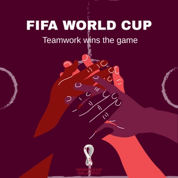 Free World Cup 2022 Whatsapp post Template to Edit Online