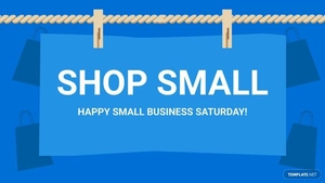Happy Small Business Saturday Background